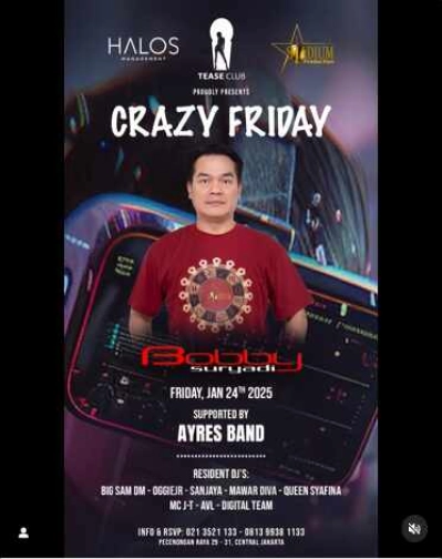 EMPORIUM TEASE CLUB JAKARTA - CRAZY FRIDAY