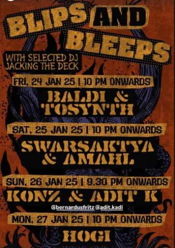 DUCK DOWN GUNAWARMAN JAKARTA - BLIPS & BLEEPS