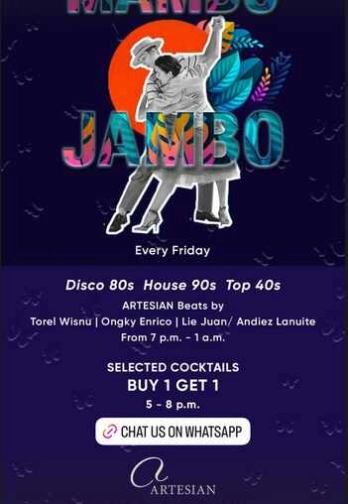 ARTESIAN SCBD JAKARTA - MAMBO JAMBO