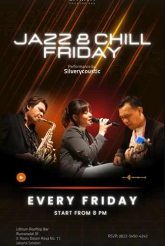 LITHIUM ROOFTOP JAKARTA - JAZZ & CHILL FRIDAY