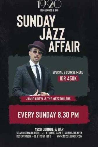 1920 LOUNGE KEMANG JAKARTA - SUNDAY JAZZ AFFAIR