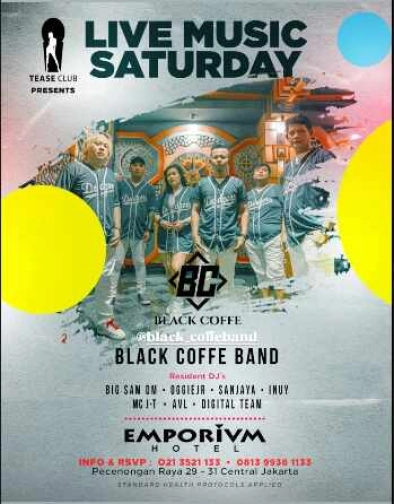 EMPORIUM TEASE CLUB JAKARTA - LIVE MUSIC SATURDAY