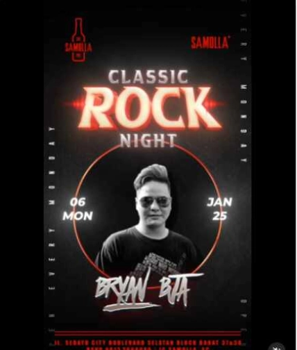 SAMOLA CAFE SUNTER JAKARTA - CLASSIC ROCK NIGHT