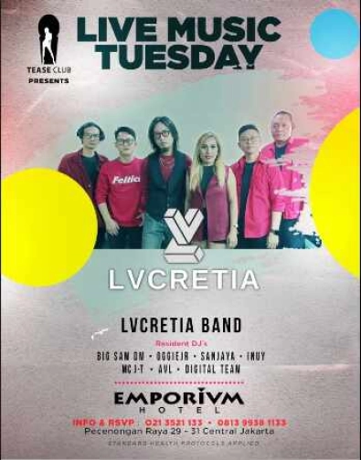 EMPORIUM TEASE CLUB JAKARTA - LIVE MUSIC TUESDAY