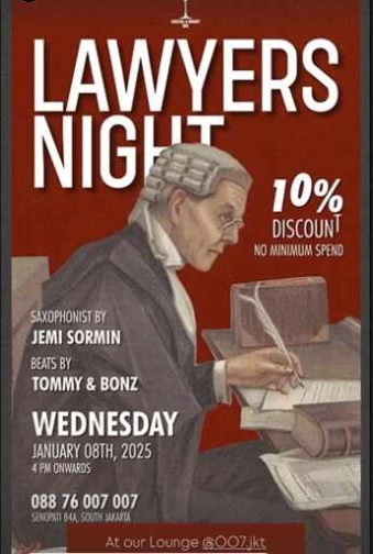 MR JAMES SENOPATI JAKARTA - LAWYERS NIGHT