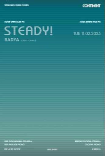 CONTINENT JAKARTA - STEADY!