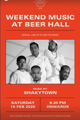 BEER HALL SCBD JAKARTA - WEEKEND MUSIC