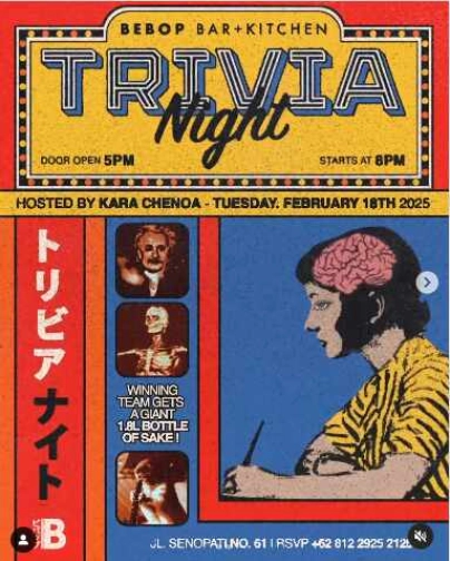 BEBOP JAKARTA - TRIVIA NIGHT