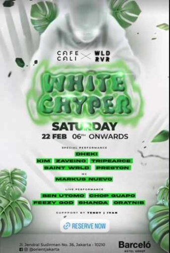 CAFE CALI JAKARTA - WHITE CHYPER