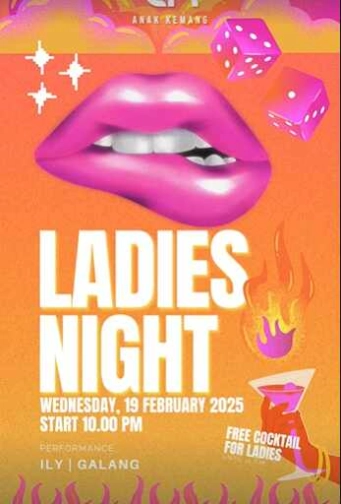 ANAK KEMANG CAFE JAKARTA - LADIES NIGHT