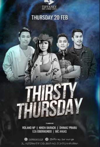 TIFFANEY BAR LOUNGE & KTV BEKASI - THIRSTY THURSDAY