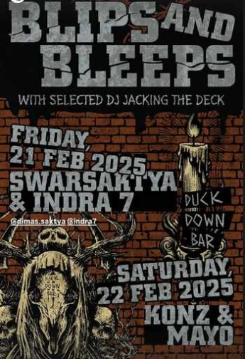 DUCK DOWN GUNAWARMAN JAKARTA - BLIPS AND BLEEPS