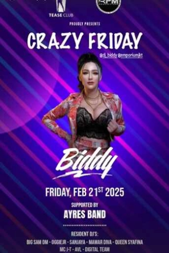 EMPORIUM TEASE CLUB JAKARTA - CRAZY FRIDAY