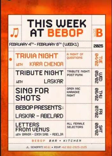 BEBOP JAKARTA - TRIVIA NIGHT