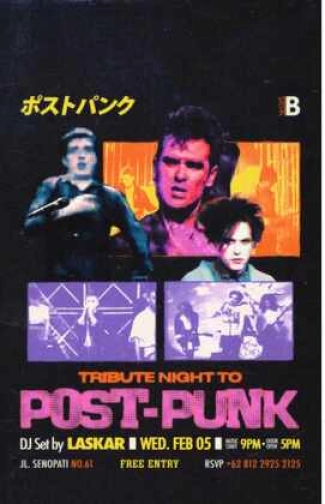 BEBOP JAKARTA - TRIBUTE NIGHT TO POST - PUNK