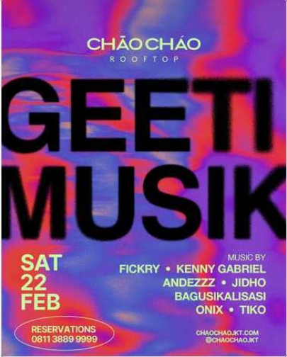 CHAO CHAO SCBD JAKARTA - GEETI MUSIK