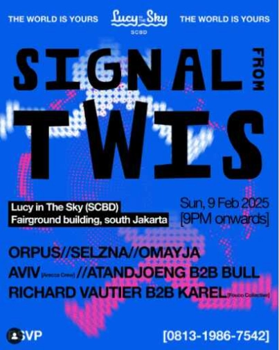 LUCY IN THE SKY SCBD JAKARTA - TWIS GOING TO LUCY IN THE SKY SCBD SUNDAY 9 FEB 2025!💥