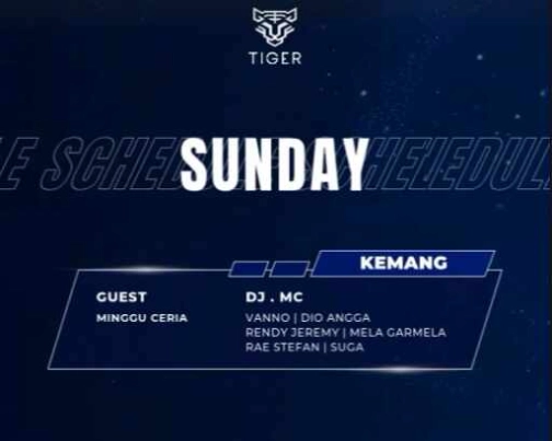 GOLDEN TIGER KEMANG JAKARTA - SUNDAY