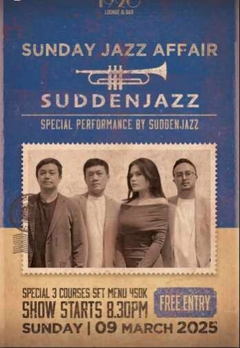 1920 LOUNGE KEMANG JAKARTA - SUNDAY JAZZ AFFAIR